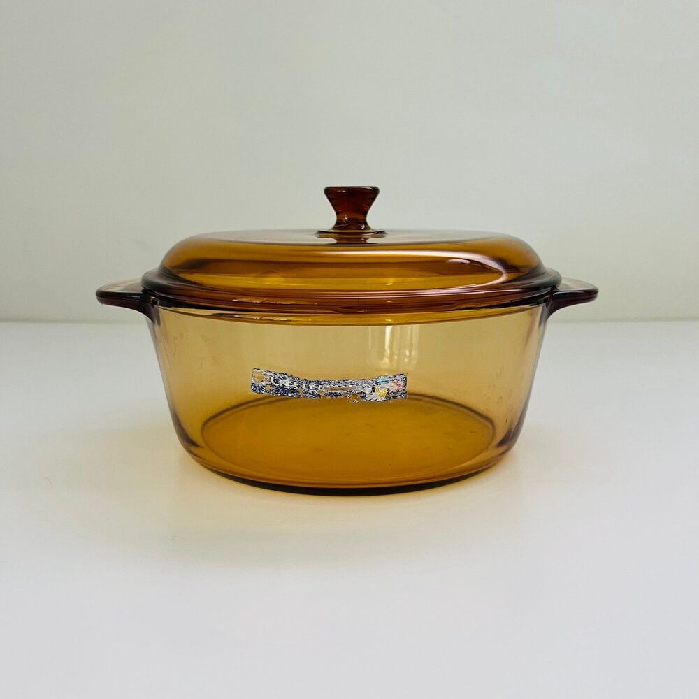 LUMINARC France Vitro Blooming Heat-Resistant Glass Cooking Pot 1.5 L